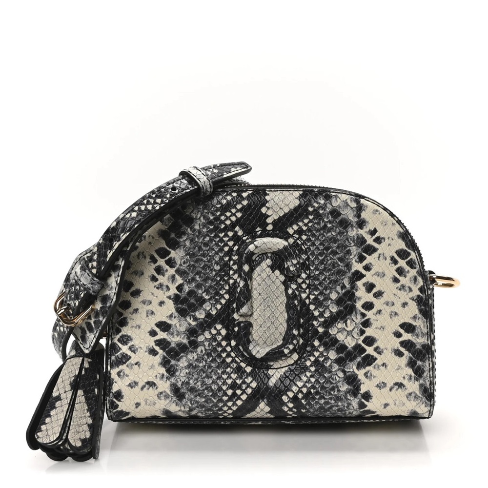 Marc by Marc Jacob’s Black and White Snake Print Women's Crossbody Bag